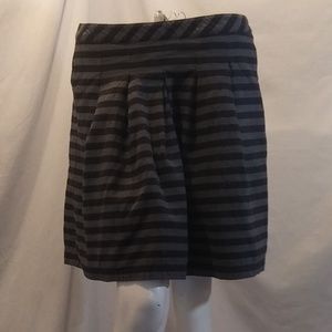 GAP Fit and Flare Striped Skirt